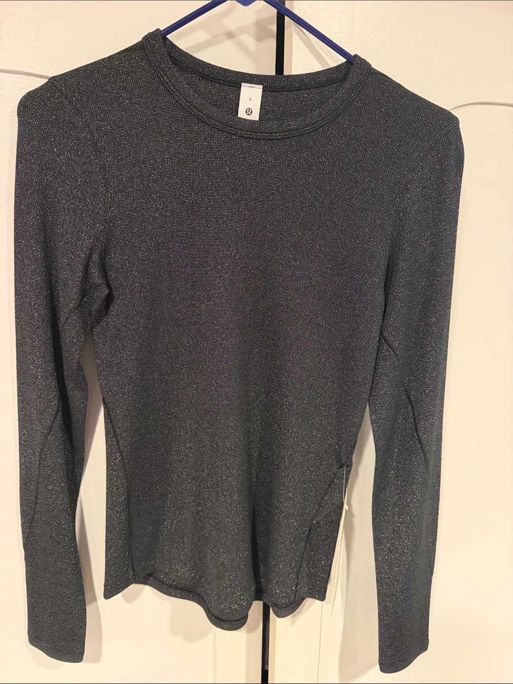 Lululemon longsleeve with sparkly threading